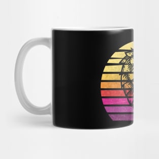 Retro sunset Hops Beer IPA Mug